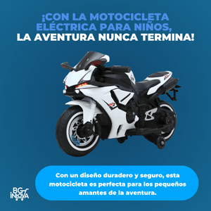 MOTO ELÉCTRICA PARA NIÑOS AUTOMÁTICA